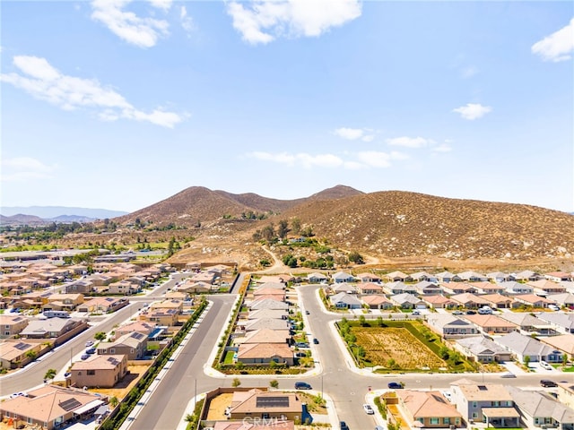 27108 Oncore Dr, Menifee, CA 92585 - aerial perspective of suburban area featuring a mountain backdrop