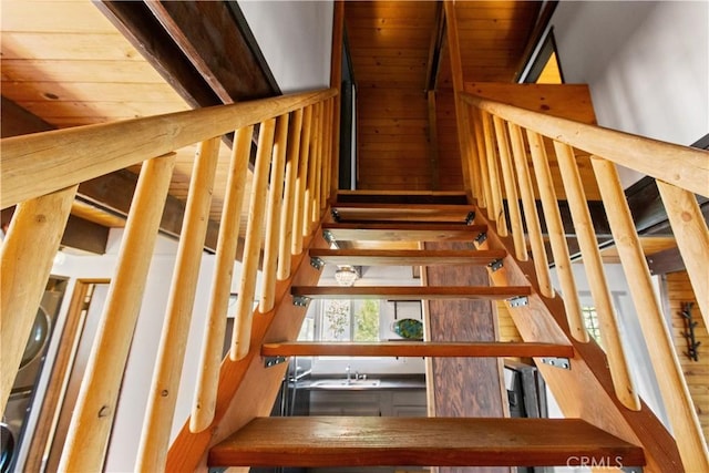 2068 Slippery Elm Rd, Wrightwood, CA 92397 - view of stairway