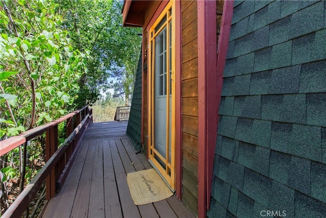 2068 Slippery Elm Rd, Wrightwood, CA 92397 - view of wooden deck