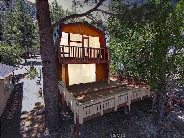 2068 Slippery Elm Rd, Wrightwood, CA 92397 - view of wooden terrace
