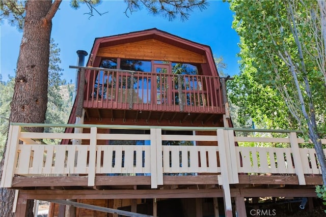 2068 Slippery Elm Rd, Wrightwood, CA 92397 - view of front of property with a balcony