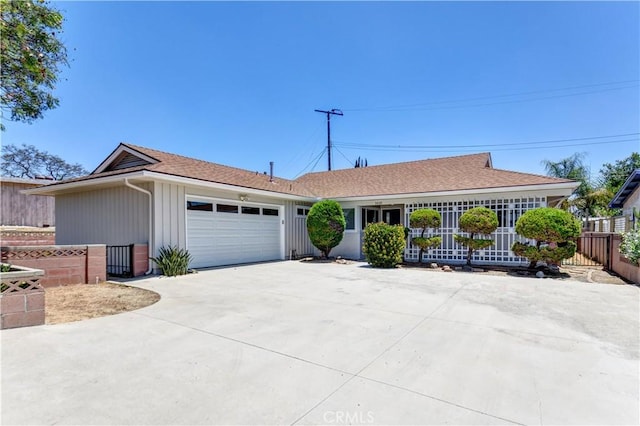 1610 Wandering Dr, Monterey Park, CA 91754 - single story home with an attached garage and concrete driveway