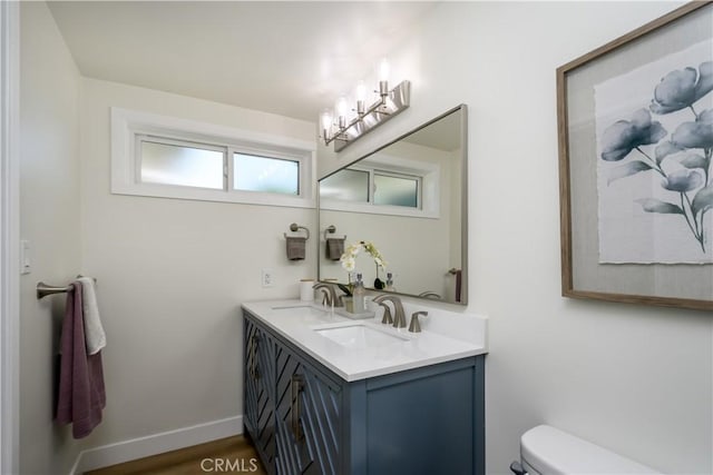 1610 Wandering Dr, Monterey Park, CA 91754 - bathroom with double vanity and toilet