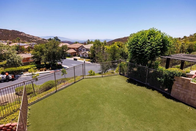 27002 Red Maple St, Murrieta, CA 92562 - view of yard featuring a mountain view