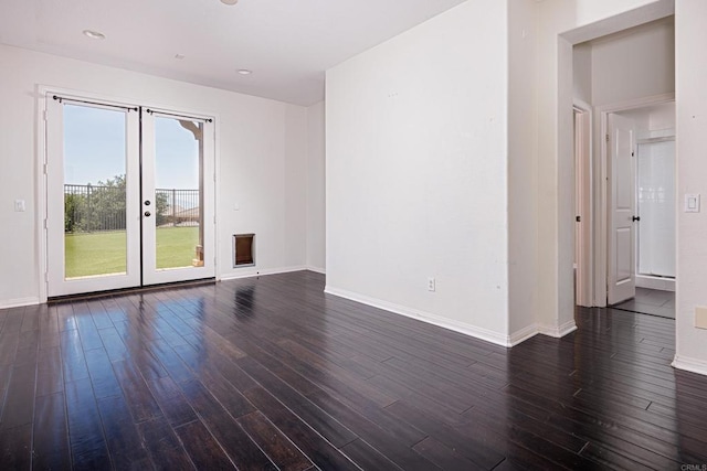 27002 Red Maple St, Murrieta, CA 92562 - unfurnished room featuring dark wood finished floors and french doors