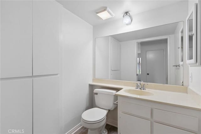10249 Black Mountain Rd Unit Q3, San Diego, CA 92126 - half bathroom with vanity and wood finished floors