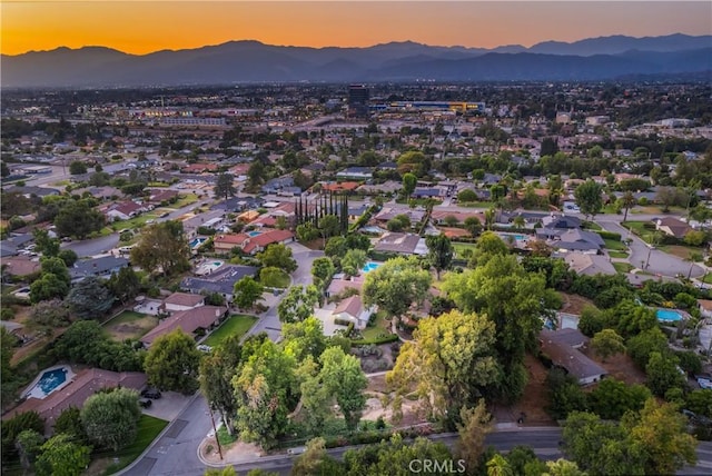 3131 E Cortez St, West Covina, CA 91791 - aerial view at dusk of a mountain view