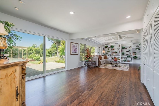 3131 E Cortez St, West Covina, CA 91791 - unfurnished living room with wood finished floors and recessed lighting