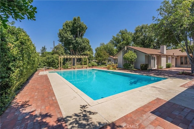 3131 E Cortez St, West Covina, CA 91791 - swimming pool featuring a patio area and a pergola