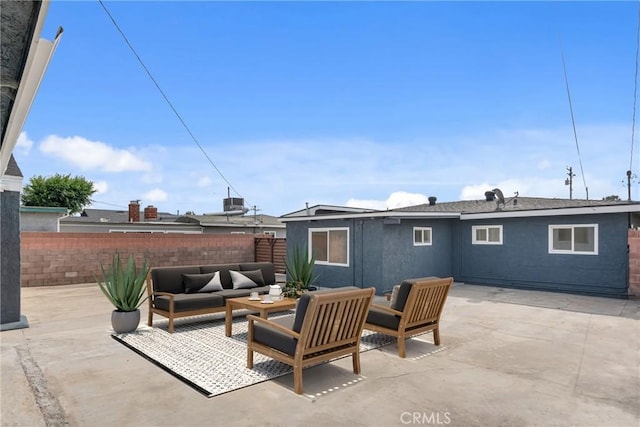 4713 Calada Ave, Pico Rivera, CA 90660 - view of patio / terrace with an outdoor hangout area