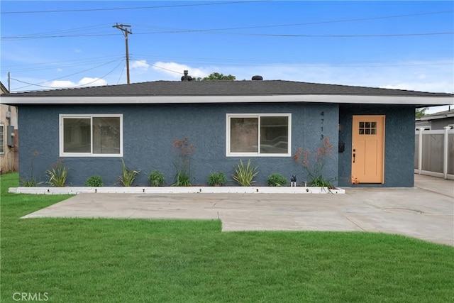 4713 Calada Ave, Pico Rivera, CA 90660 - view of front facade featuring a patio area and stucco siding