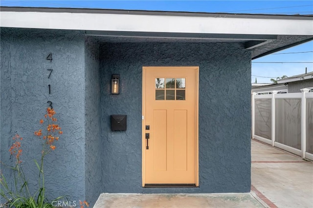 4713 Calada Ave, Pico Rivera, CA 90660 - property entrance with stucco siding