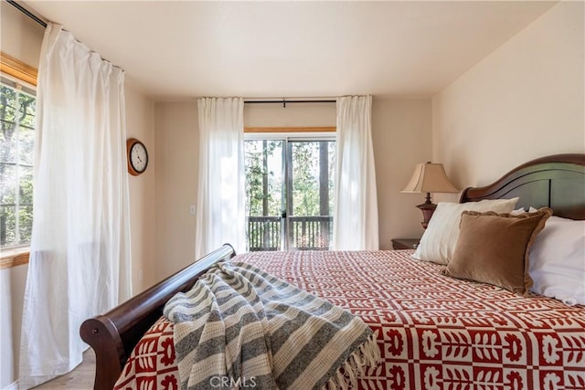 1244 St Anton Dr, Lake Arrowhead, CA 92352 - bedroom with access to outside