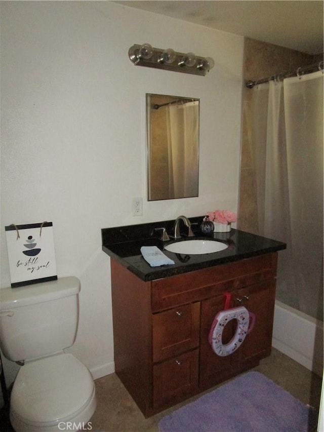 2493 Palo Alto Way, Running Springs, CA 92382 - full bathroom featuring vanity and shower / tub combo