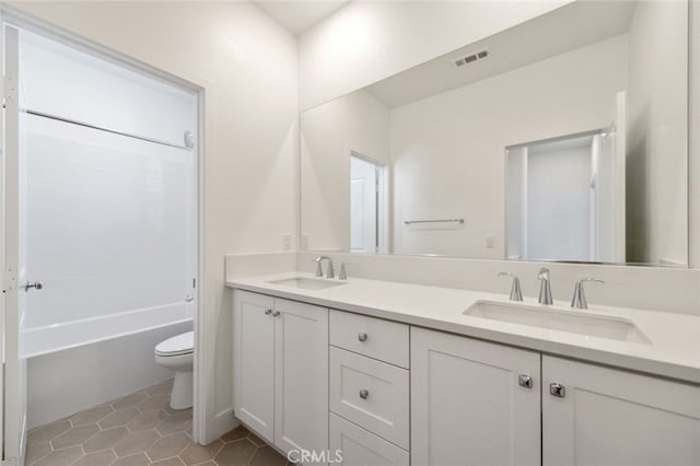 474 Lobata, Irvine, CA 92618 - bathroom with double vanity, tile patterned flooring, and bathtub / shower combination