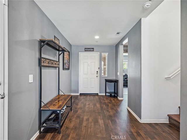 11760 Espola Pl, Victorville, CA 92392 - foyer entrance with wood finished floors and stairway