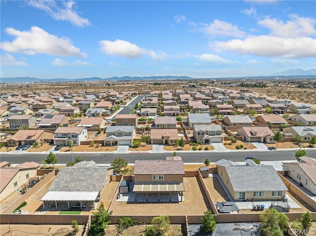 11760 Espola Pl, Victorville, CA 92392 - aerial perspective of suburban area featuring a mountainous background