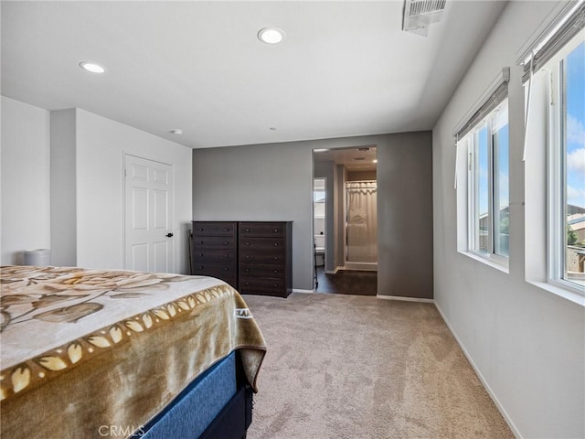 11760 Espola Pl, Victorville, CA 92392 - carpeted bedroom featuring recessed lighting and ensuite bathroom