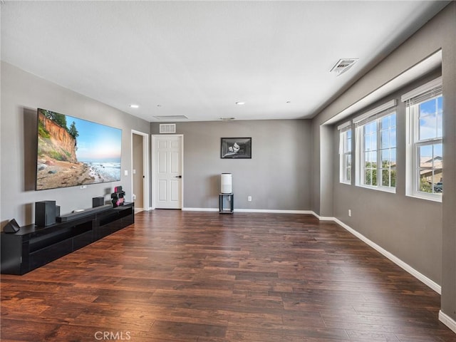 11760 Espola Pl, Victorville, CA 92392 - unfurnished living room featuring wood finished floors and recessed lighting