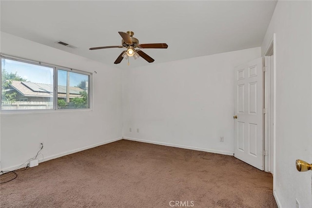 2246 Beachwood Dr, Merced, CA 95348 - spare room featuring carpet and ceiling fan