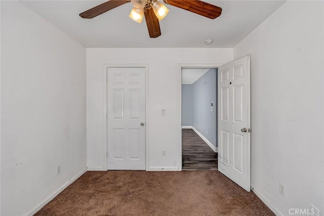 2246 Beachwood Dr, Merced, CA 95348 - unfurnished bedroom featuring carpet flooring and a ceiling fan