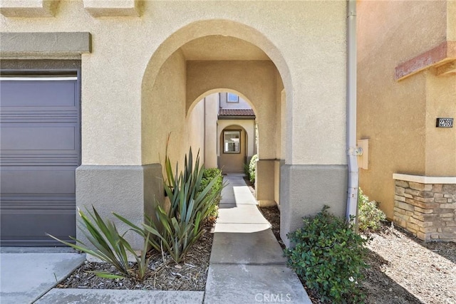 27664 Cordovan Dr, Canyon Country, CA 91351 - property entrance with stucco siding