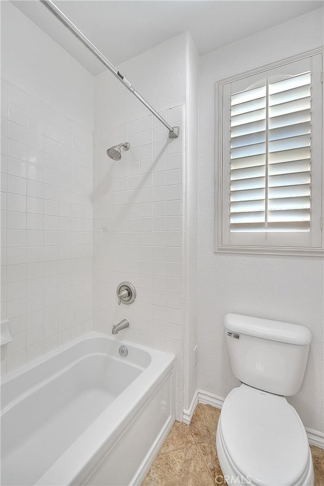 12790 Golden Leaf Dr, Rancho Cucamonga, CA 91739 - bathroom with washtub / shower combination and tile patterned flooring