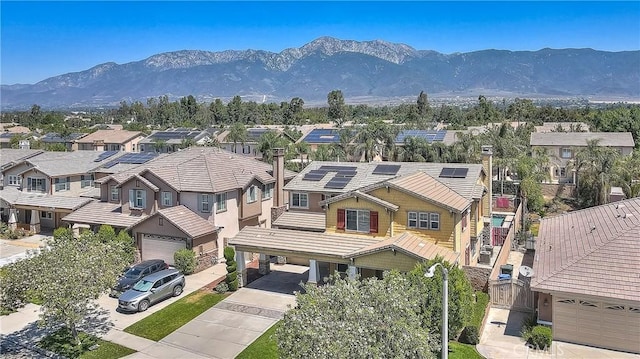 12790 Golden Leaf Dr, Rancho Cucamonga, CA 91739 - aerial view of residential area featuring mountains