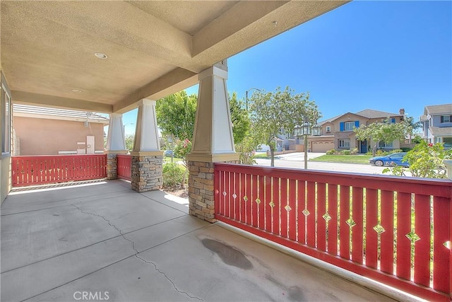 12790 Golden Leaf Dr, Rancho Cucamonga, CA 91739 - covered porch featuring a residential view