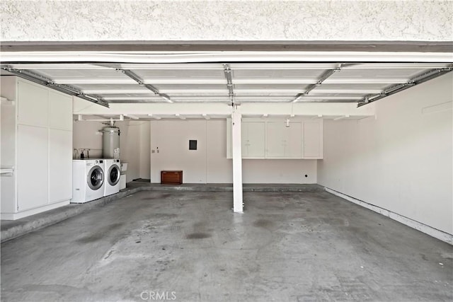 4366 Fairview Ave Unit 6, Arcadia, CA 91007 - garage featuring independent washer and dryer and strapped water heater