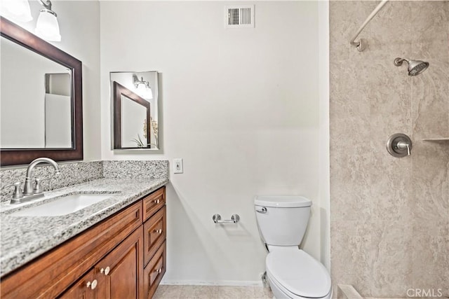 4366 Fairview Ave Unit 6, Arcadia, CA 91007 - bathroom featuring a shower, vanity, and tile patterned floors