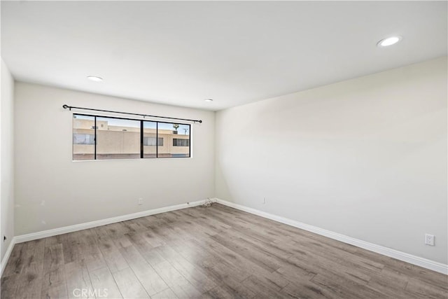 4366 Fairview Ave Unit 6, Arcadia, CA 91007 - unfurnished room featuring wood finished floors and recessed lighting