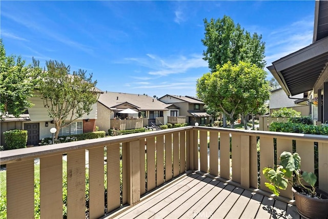 4366 Fairview Ave Unit 6, Arcadia, CA 91007 - wooden terrace featuring a residential view
