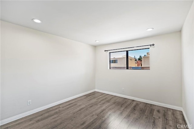 4366 Fairview Ave Unit 6, Arcadia, CA 91007 - spare room featuring wood finished floors and recessed lighting