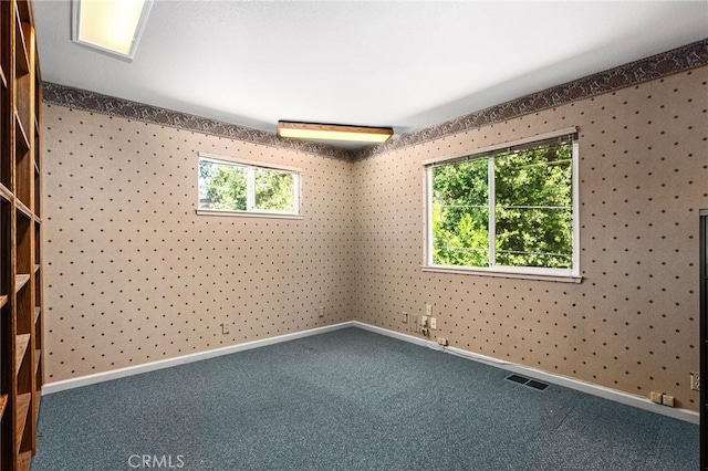 45 Covell Park Ave, Chico, CA 95926 - carpeted empty room featuring plenty of natural light and wallpapered walls