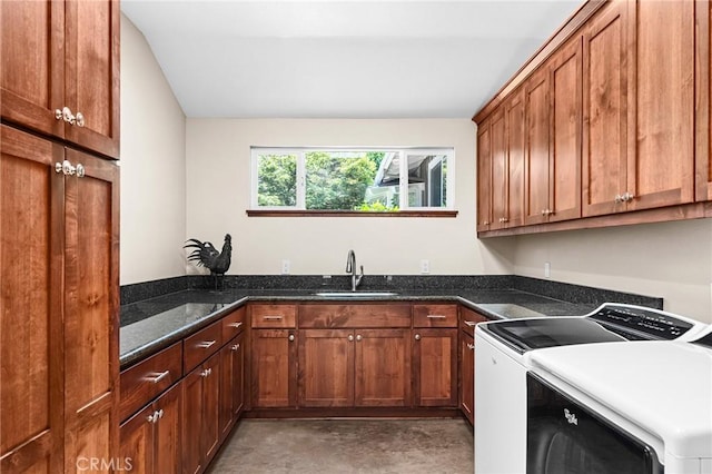 45 Covell Park Ave, Chico, CA 95926 - washroom featuring cabinet space and washing machine and clothes dryer