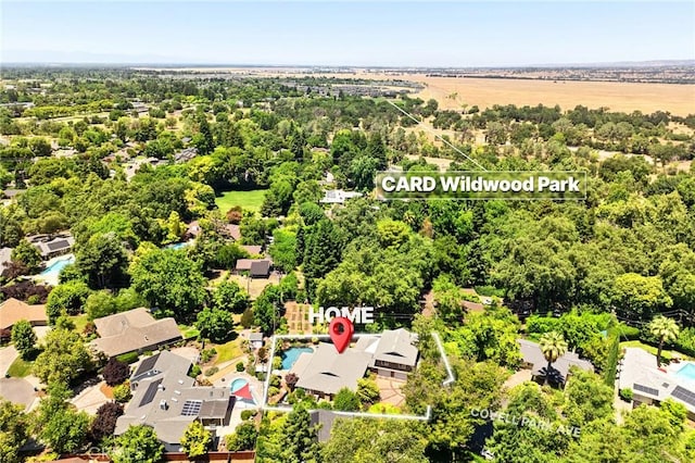 45 Covell Park Ave, Chico, CA 95926 - bird's eye view of a pool area