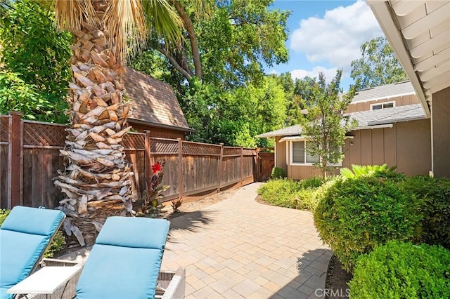 45 Covell Park Ave, Chico, CA 95926 - fenced backyard with a patio