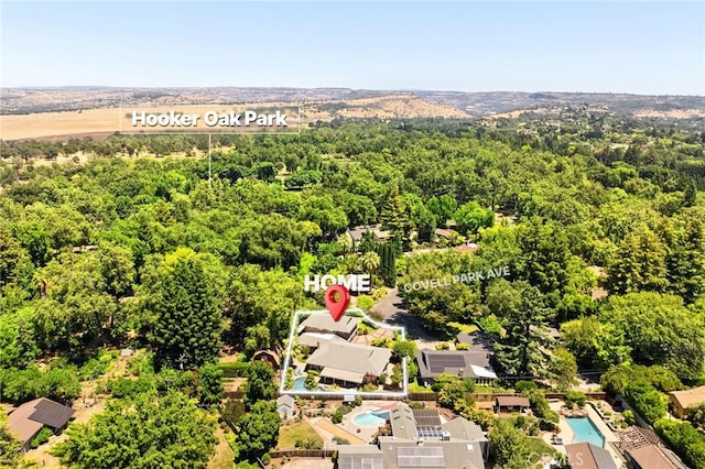 45 Covell Park Ave, Chico, CA 95926 - bird's eye view of a pool area