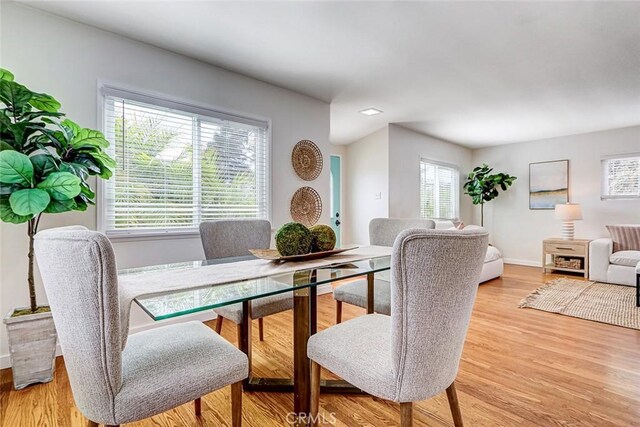 426 S Broadway, Redondo Beach, CA 90277 - dining space featuring light wood finished floors and baseboards