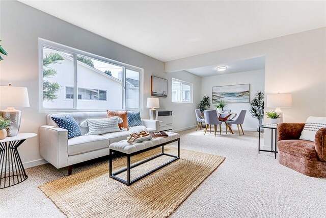 426 S Broadway, Redondo Beach, CA 90277 - living area featuring light carpet and baseboards