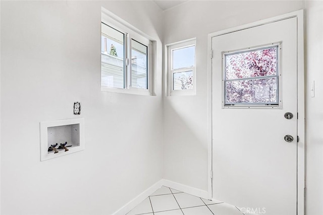 426 S Broadway, Redondo Beach, CA 90277 - washroom featuring hookup for a washing machine and light tile patterned flooring