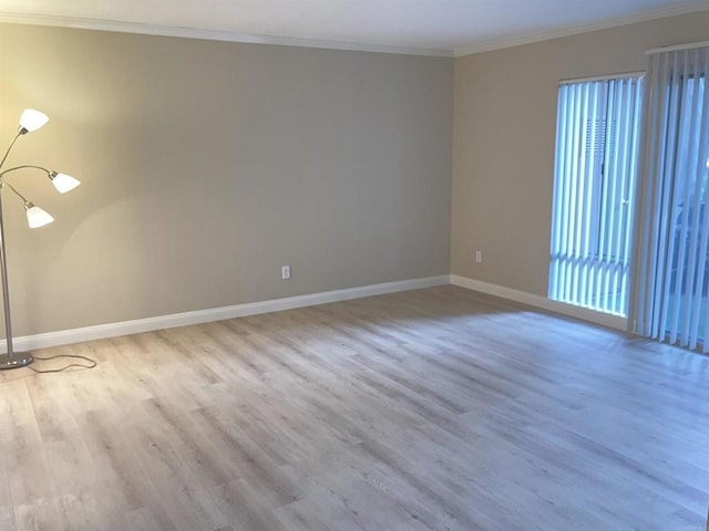 17189 W Bernardo Dr W Unit 103, San Diego, CA 92127 - empty room featuring wood finished floors and crown molding