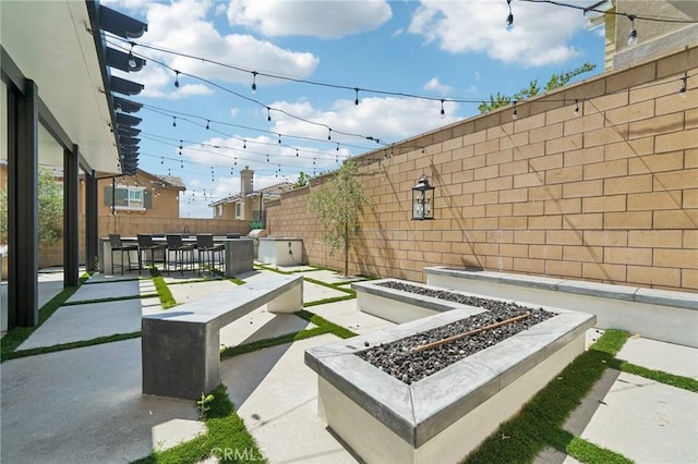 12400 Sarah Ct, El Monte, CA 91732 - fenced backyard featuring a patio