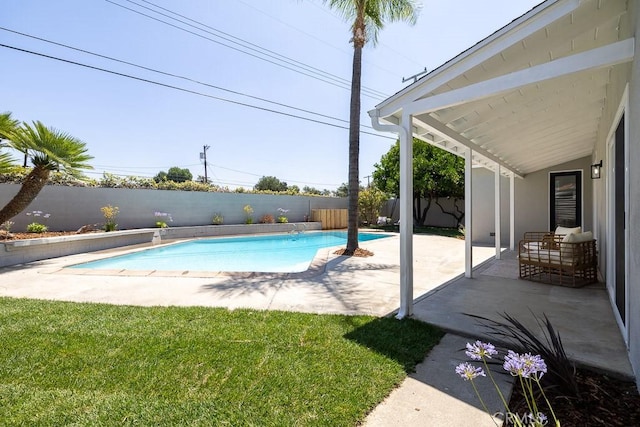 7830 Fairchild Ave, Winnetka, CA 91306 - view of pool featuring a fenced backyard and a patio area