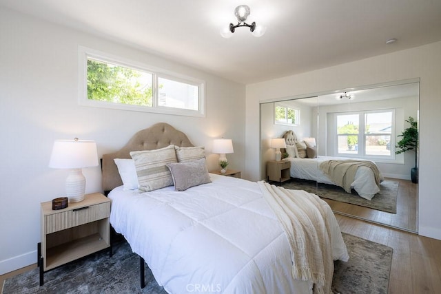 7830 Fairchild Ave, Winnetka, CA 91306 - bedroom with wood finished floors and a closet