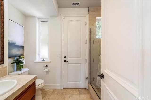 45200 Oak Manor Ct, Temecula, CA 92590 - bathroom featuring a shower stall, vanity, and tile patterned floors