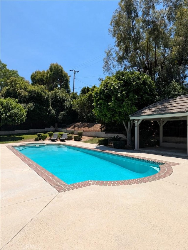 2622 Chauncy Pl, Riverside, CA 92506 - swimming pool with a patio area and a gazebo