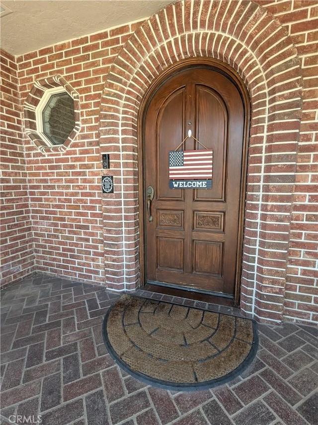 2622 Chauncy Pl, Riverside, CA 92506 - doorway to property with brick siding