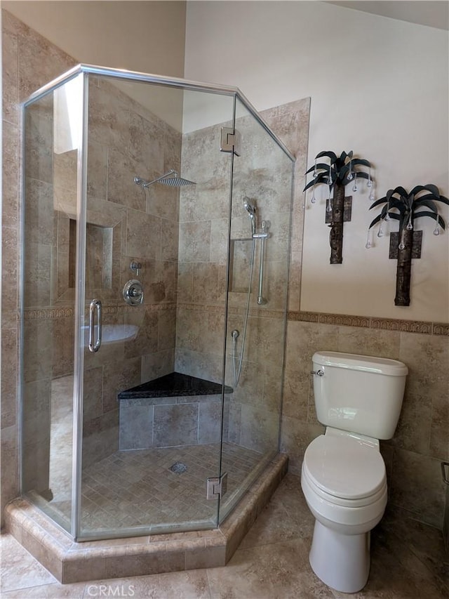 2622 Chauncy Pl, Riverside, CA 92506 - full bathroom featuring a shower stall and tile patterned floors
